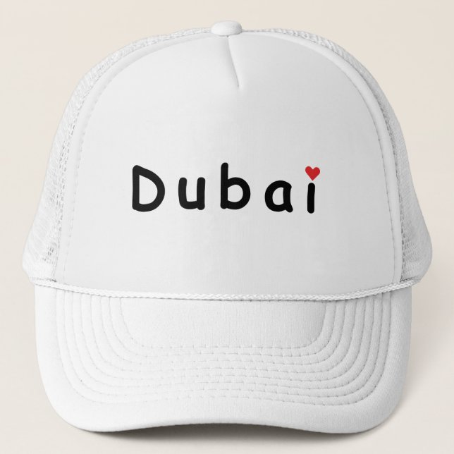 I love Dubai Trucker Hat (Front)