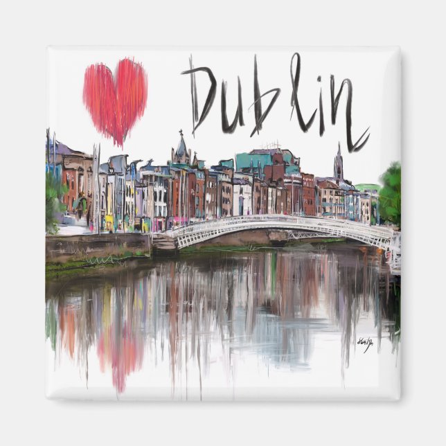 I love Dublin Magnet (Front)