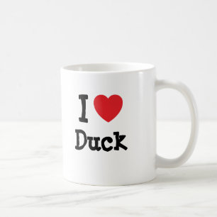 I love Duck heart T-Shirt Coffee Mug