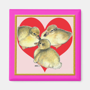 I Love Ducklings! Magnet