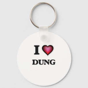 I love Dung Keychain