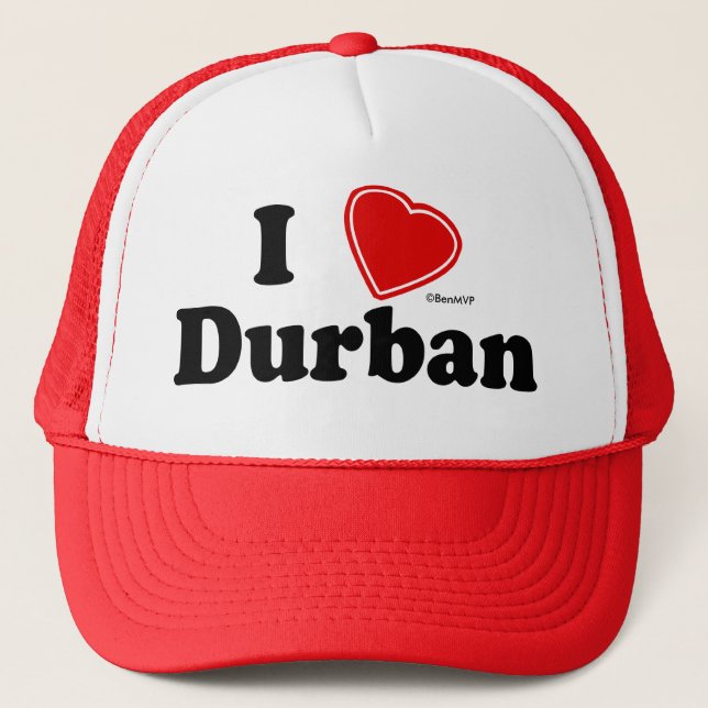 I Love Durban Trucker Hat (Front)