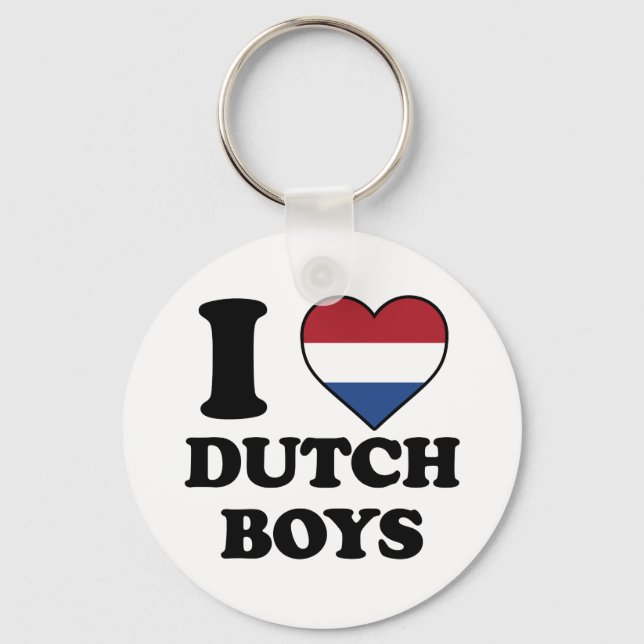 I love Dutch boys Keychain (Front)