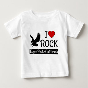 I Love Eagle Rock California Red Heart Baby T-Shirt