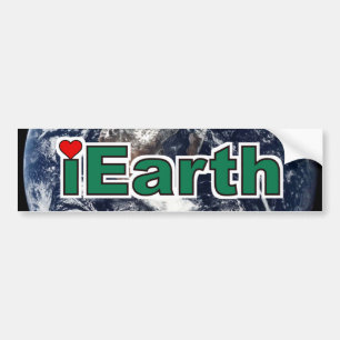 I Love Earth Bumper Sticker