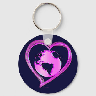 I LOVE EARTH (Pink) Series Keychain