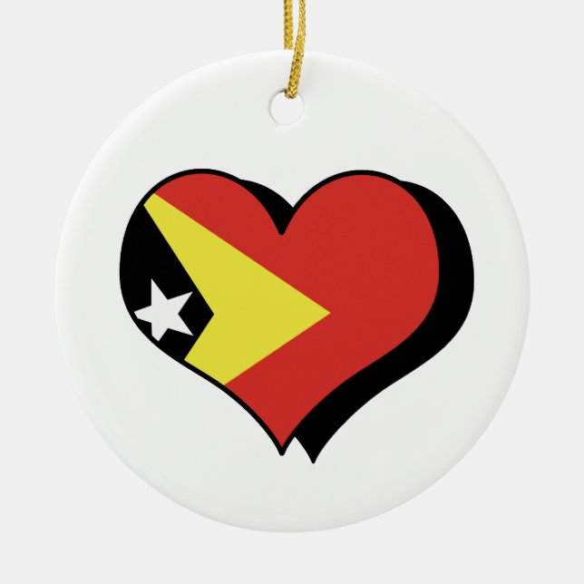 I Love East Timor Ornament (Front)