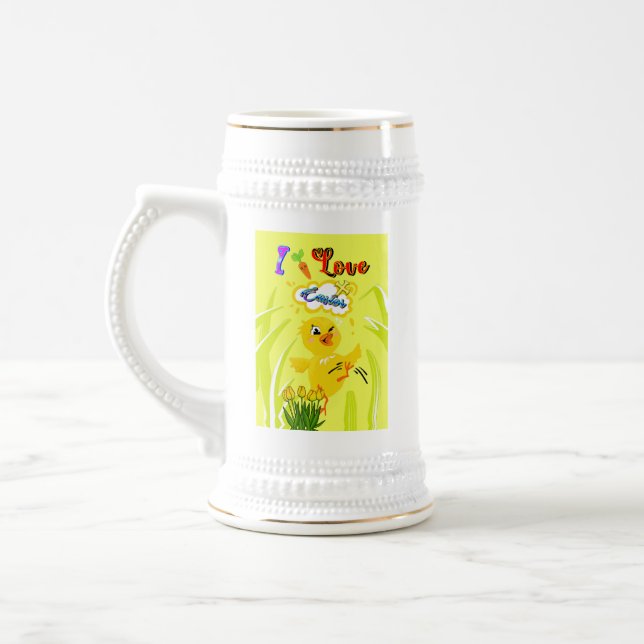 I Love Easter Beer Stein (Left)