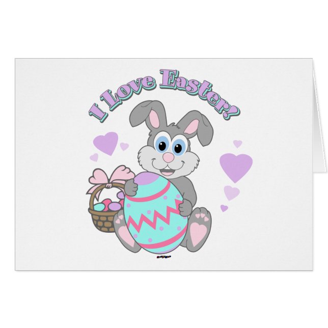 I Love Easter! Easter Bunny (Front Horizontal)