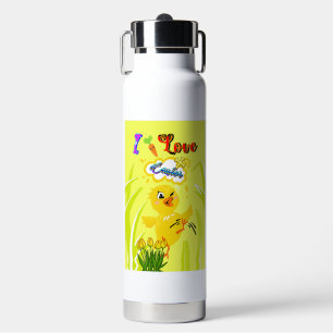 I Love Easter Water Bottle