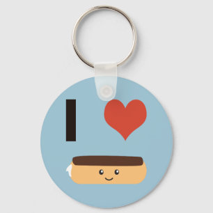 I love Eclairs Keychain