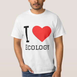 I love ecology square sticker T-Shirt