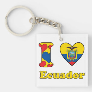 I love Ecuador Keychain