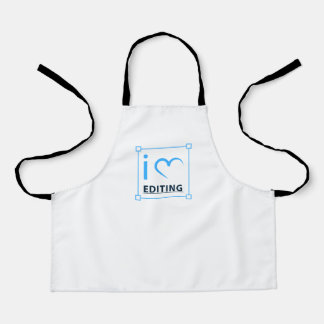 I Love Editing Apron