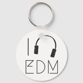 I love EDM Keychain