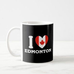 I Love Edmonton Canada heart Flag Premium_3  Coffee Mug
