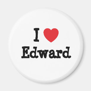I love Edward heart T-Shirt Magnet