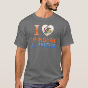 I Love Effingham, IL T-Shirt