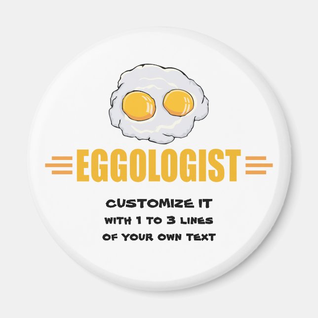 I Love Eggs Magnet (Front)