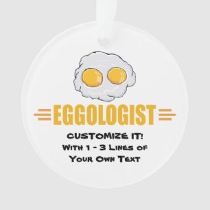 I Love Eggs Ornament