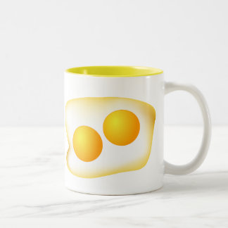 I Love Eggs Two-Tone Coffee Mug