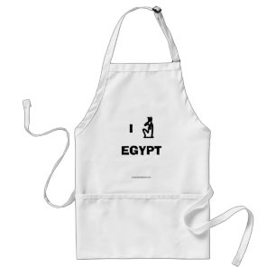 I Love Egypt Apron