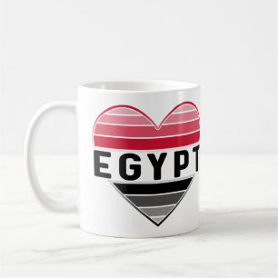 I Love Egypt, Egyptian Heart Coffee Mug