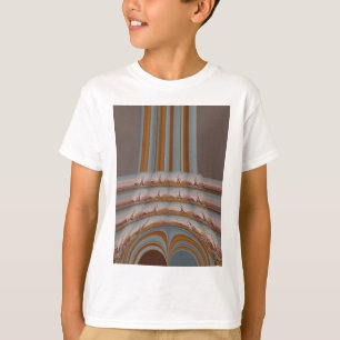 I Love Eiffel Tower  Paris With Love blue sky colo T-Shirt