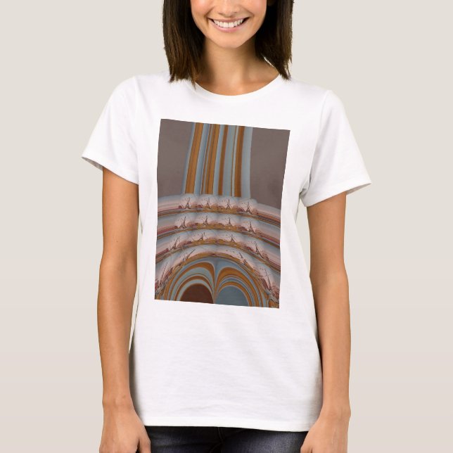 I Love Eiffel Tower  Paris With Love blue sky colo T-Shirt (Front)