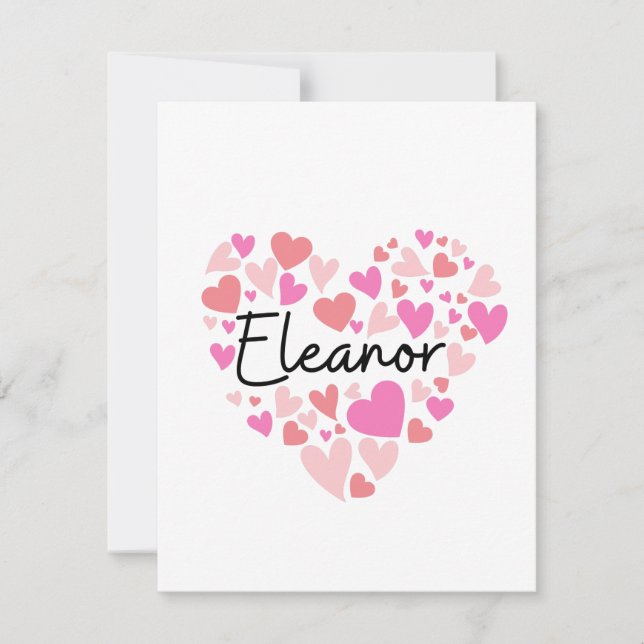 I love Eleanor Card (Front)