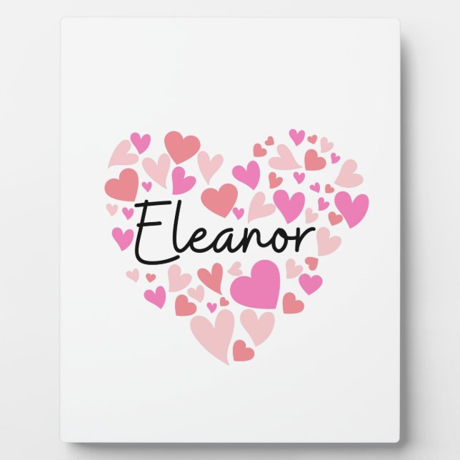 I love Eleanor Plaque (Front)