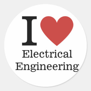 I ❤️ Love Electrical Engineering STICKER