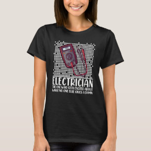 I Love Electricity Engineer Lineman Graduated Elec T-Shirt