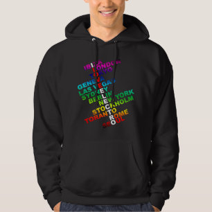 I Love Electro Worldwide Hoodie