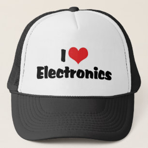 I Love Electronics Trucker Hat