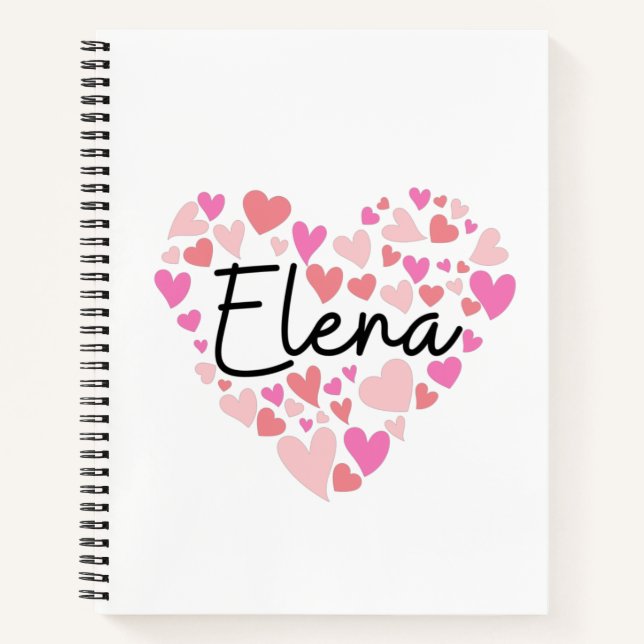 I love Elena Notebook (Front)