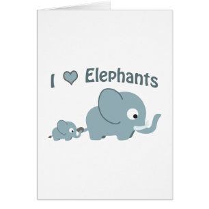 I love elephants.