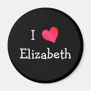 I Love Elizabeth Magnet