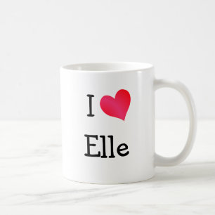 I Love Elle Coffee Mug