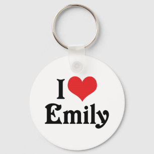 I Love Emily Keychain