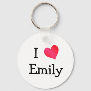 I Love Emily Keychain