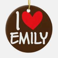 I Love Emily Name Personalized Girl Woman BFF