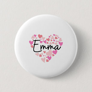 I love Emma 2 Inch Round Button