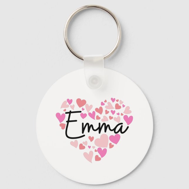 I love Emma Keychain (Front)