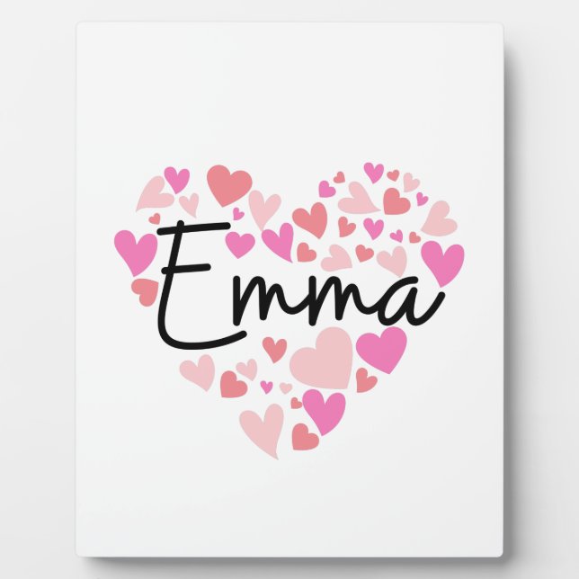 I love Emma Plaque (Front)