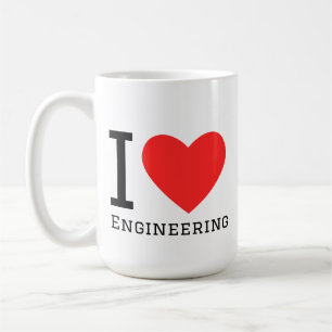 I love engineering coffee mug