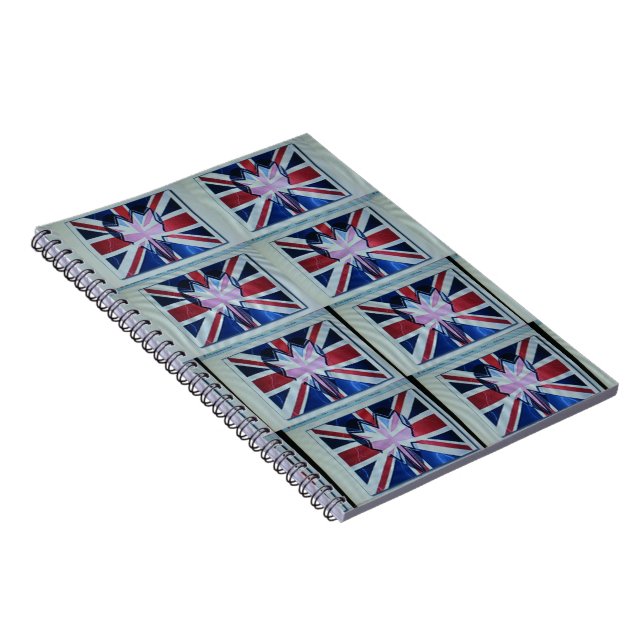 I Love England Art Print Notebook (Right Side)
