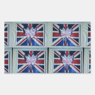 I Love England Art Print Sticker