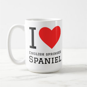 I love English springer spaniel  Coffee Mug