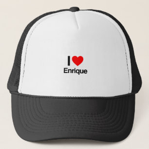 i love enrique trucker hat
